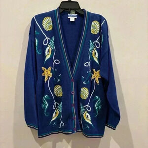 Pendleton Nautical Wool Sweater Size XL